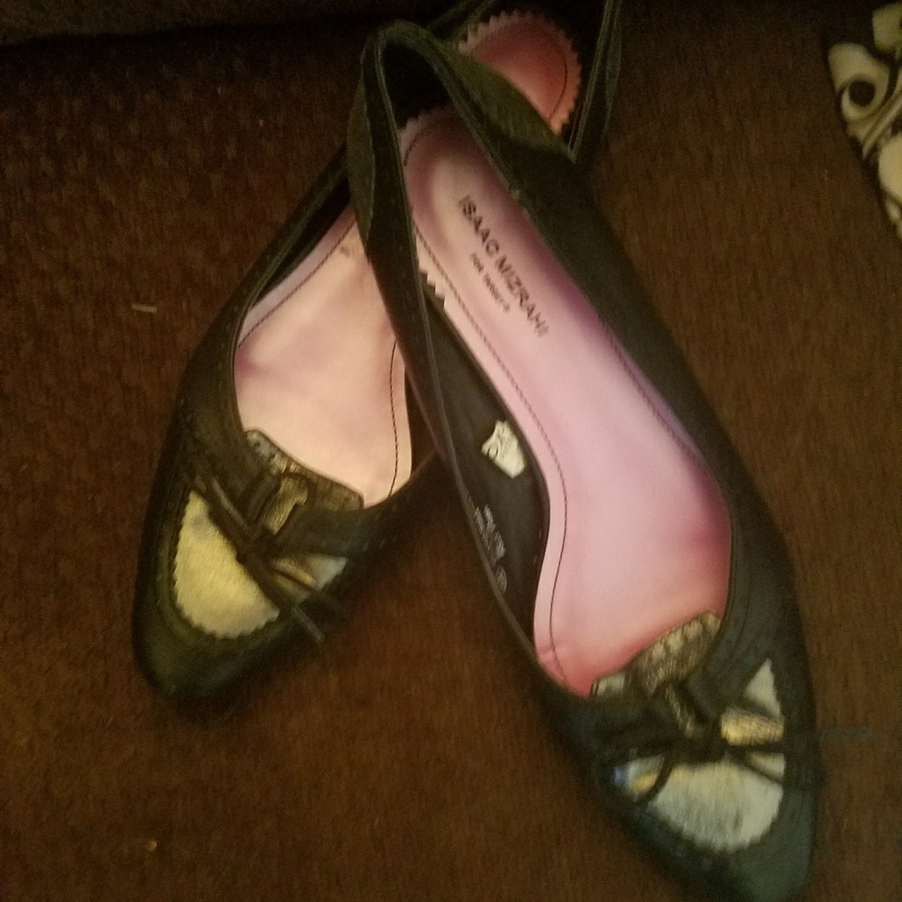 Isaac Mizrahi Spectator Kitten Heels,  size 9.5