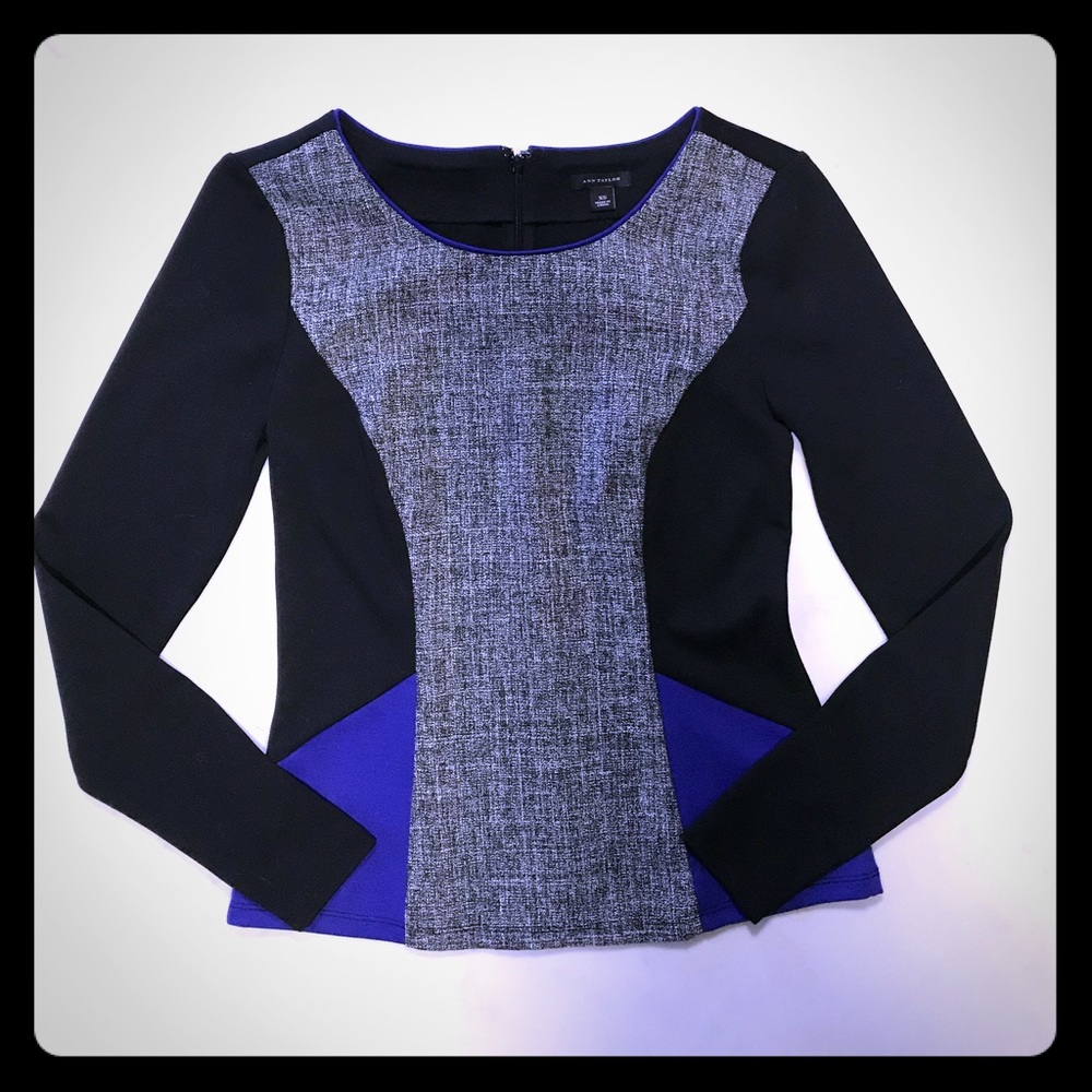 Ann Taylor Tweed Texture Top - perfect condition