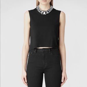 All Saints Black Khala Tee All Saints Black Khala Tee