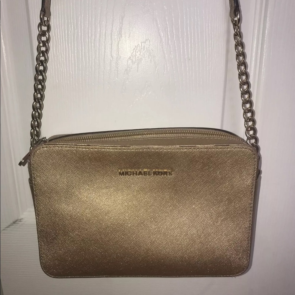 Gold Michael Kors Bag