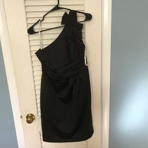 David's bridal one shoulder bridesmaid size6