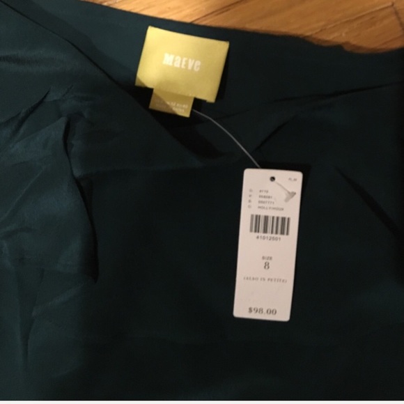 Maeve Anthropology Silk One Shoulder Top - Picture 3 of 4