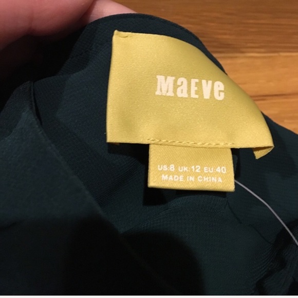 Maeve Anthropology Silk One Shoulder Top - Picture 4 of 4