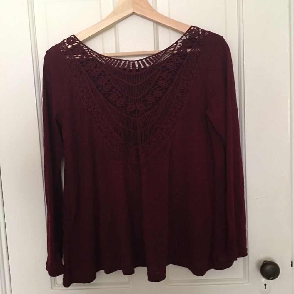 Cute top with unique back