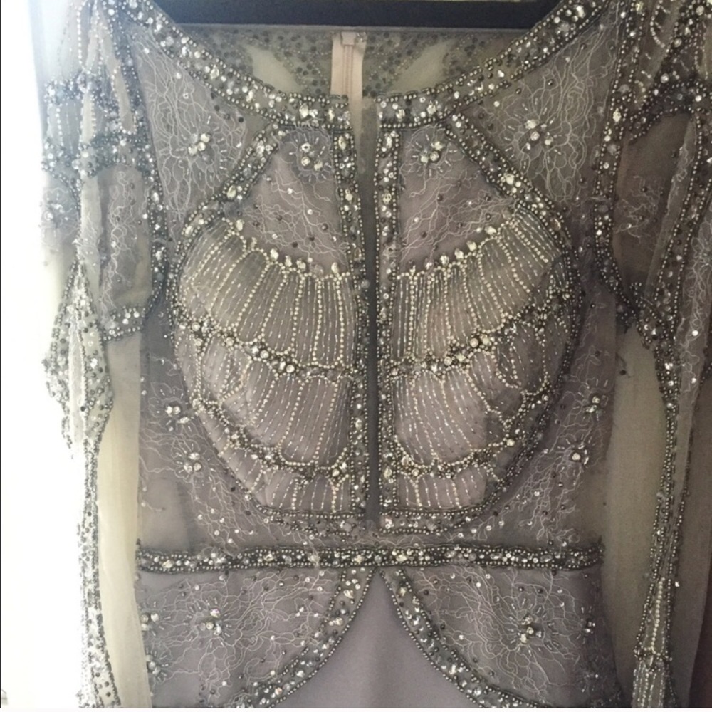 Size 6 long sleeved evening gown