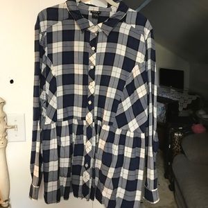 Torrid plaid top. Size 1.