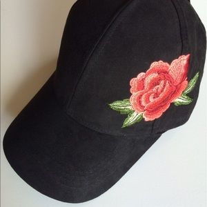 David and Young cap NWT embroidered flower David and Young cap NWT embroidered flower