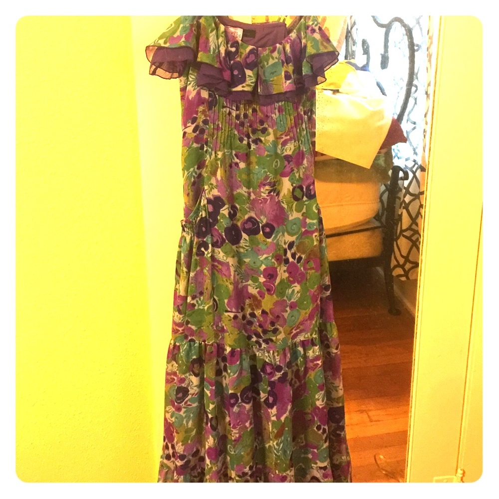 Anthropologie Spring Maxi Dress