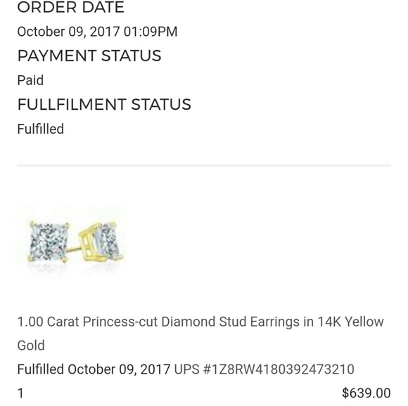 1 kt studs THEY'RE AVAILABLE! Can't change listing - Picture 3 of 5