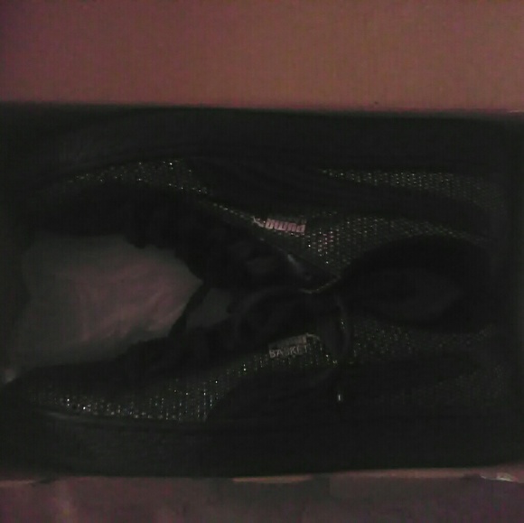 Sparkly Puma Basket Shoes - Picture 3 of 5