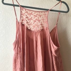 Peachy pink Lacy top