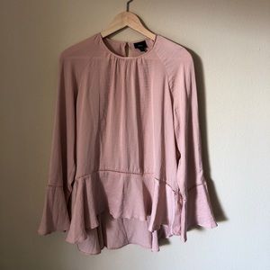 Mossimo Black Flutter Sleeve top