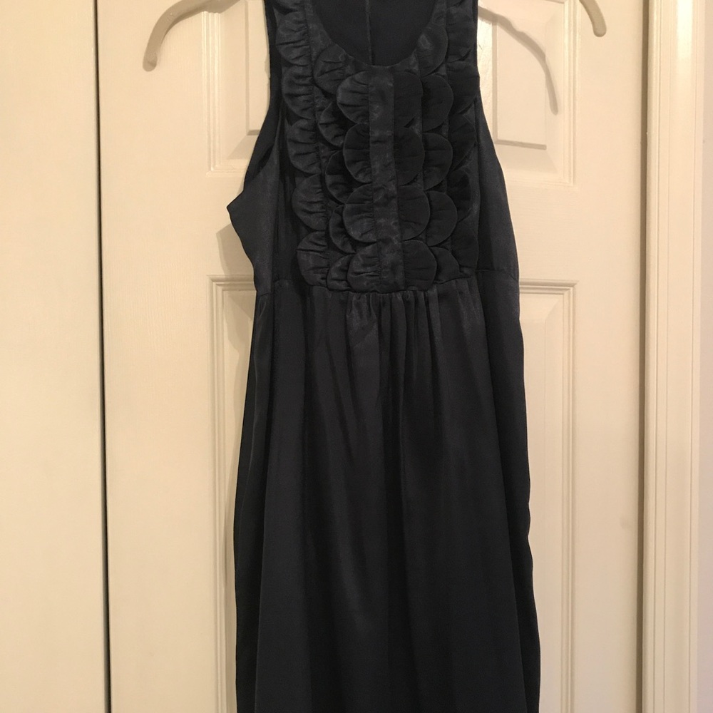 Kimchi Blue Navy Silk Dress