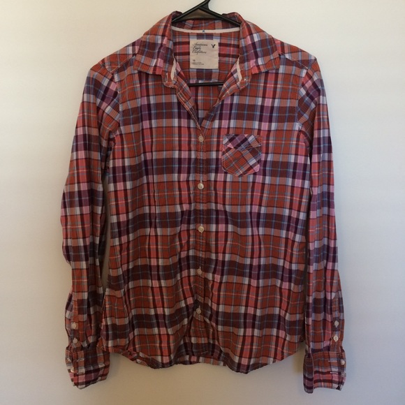 AE plaid button up - Picture 1 of 3