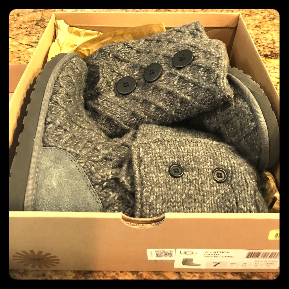 Ugg Lattice Cardy Gray: Still in box