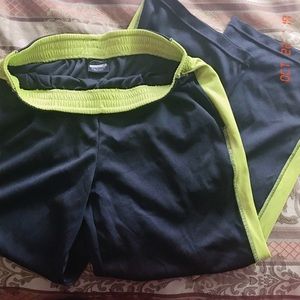 SALE - Athletic pants - dri fit (black/green)