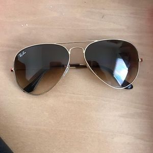 Ray ban brown Gradient Aviator Sunglasses Ray ban brown Gradient Aviator Sunglasses