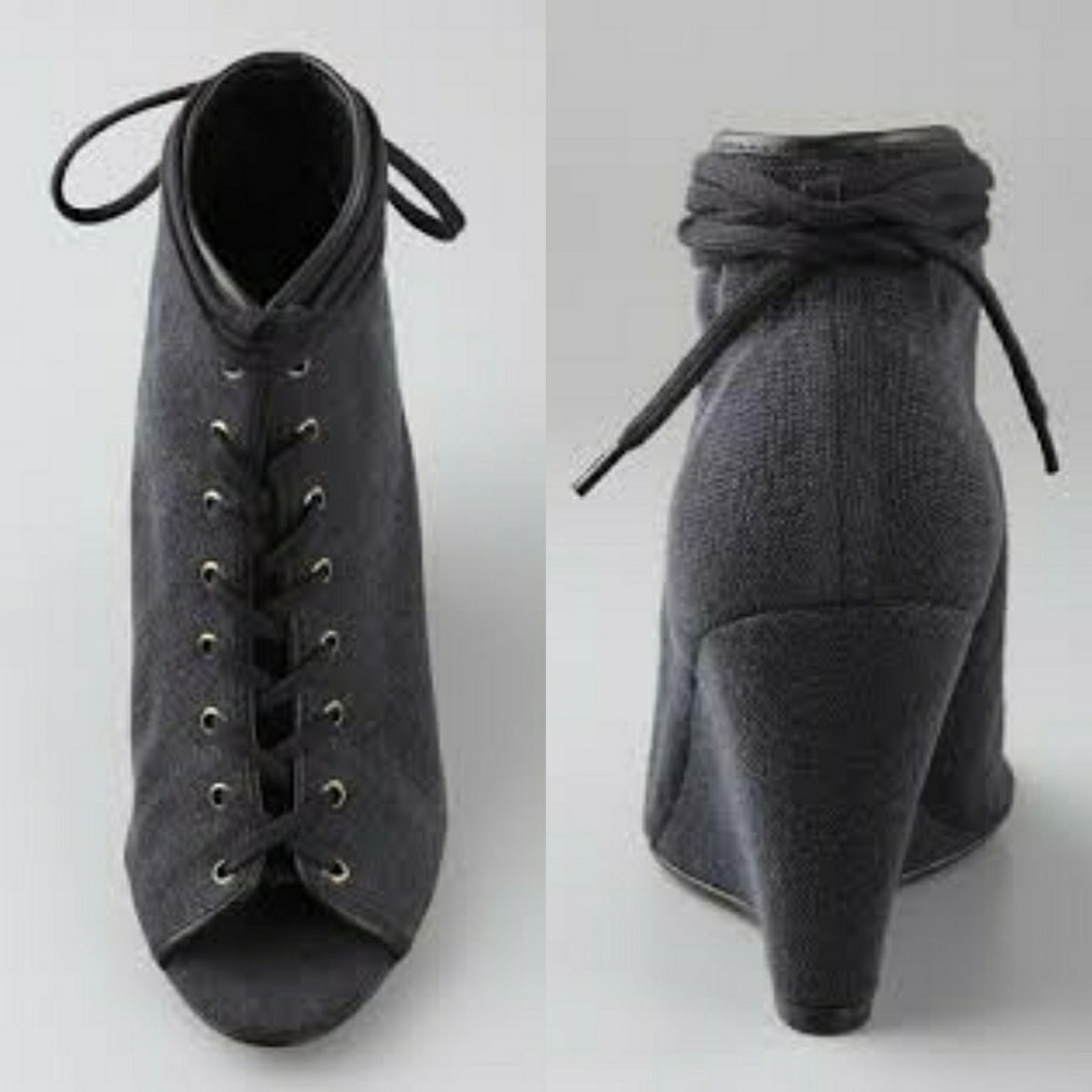 Joie "I Will Survive" lace up booties