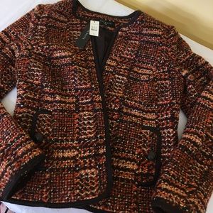 Talbots 4p fall zip up blazer Talbots 4p fall zip up blazer