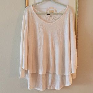 Free People Ivory sweater top