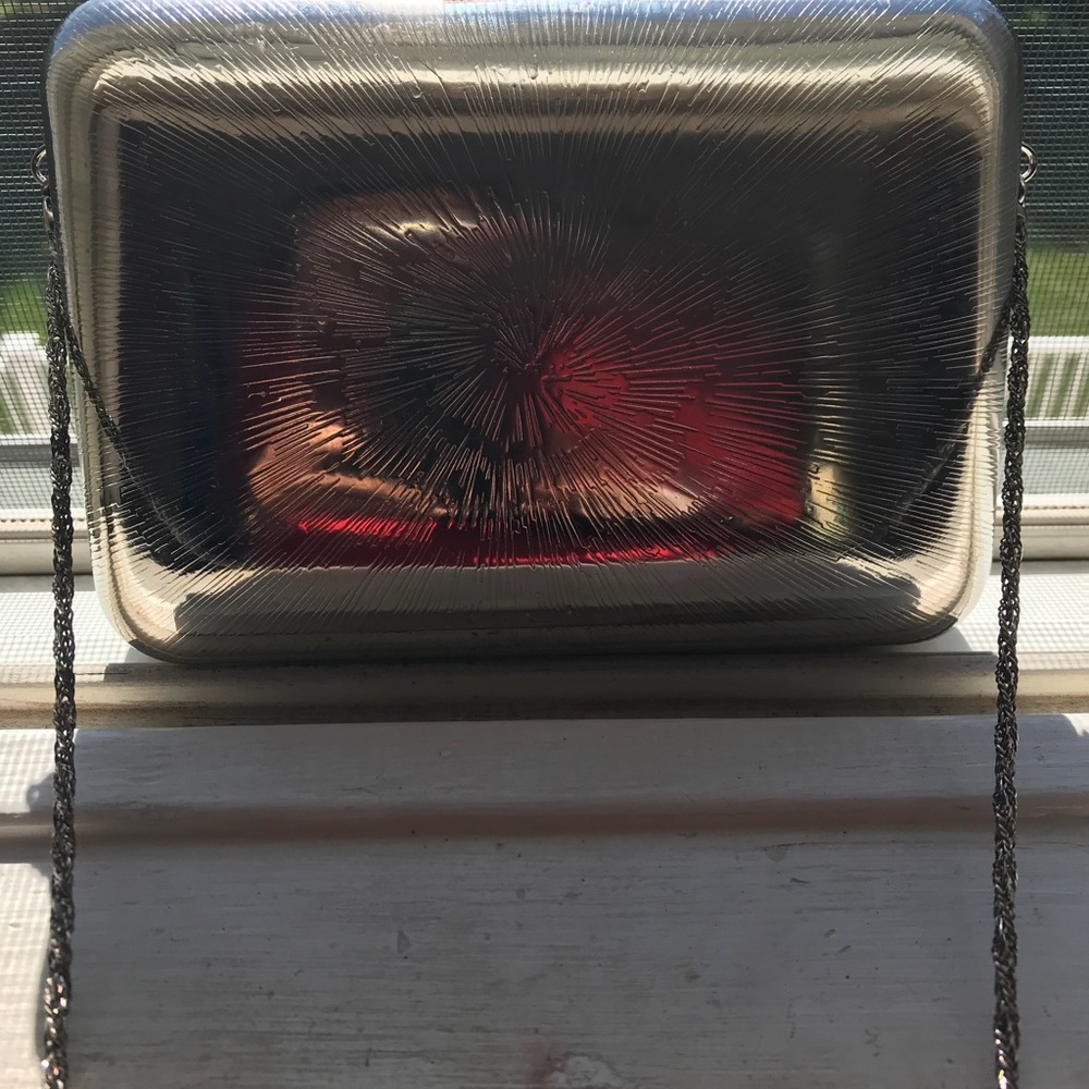 Classy pewter evening purse, perfect Condition!! - Picture 8 of 8