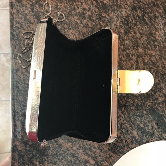 Classy pewter evening purse, perfect Condition!! - Picture 5 of 8