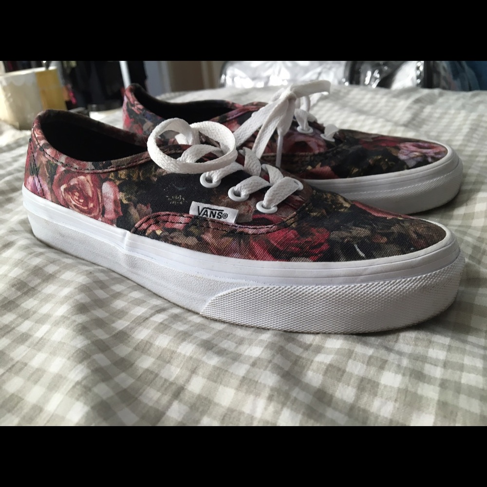 Floral vans