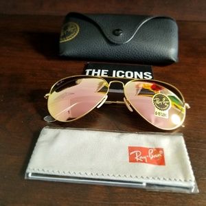 RAYBAN AVIATOR COPPER FLASH 100% AUTHENTIC! RAYBAN AVIATOR COPPER FLASH 100% AUTHENTIC!