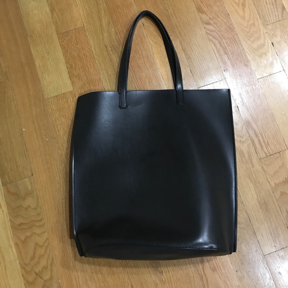 LOFT Black leather purse NWT