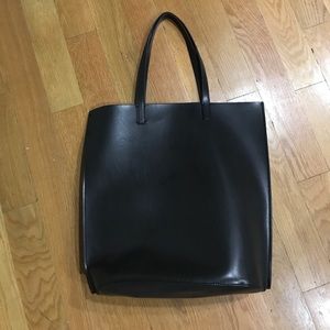 LOFT Black leather purse NWT
