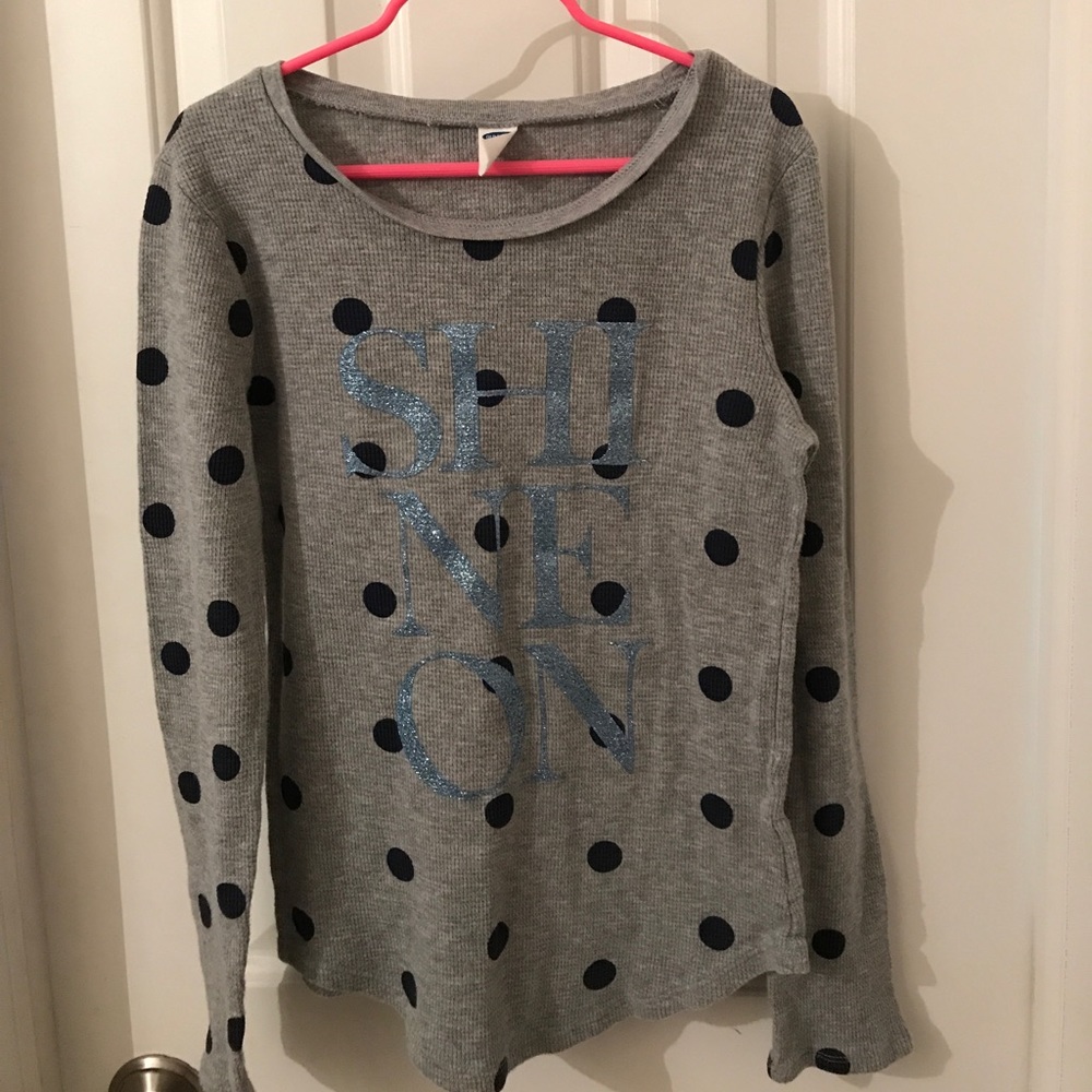 Girls long sleeve thermal shirt