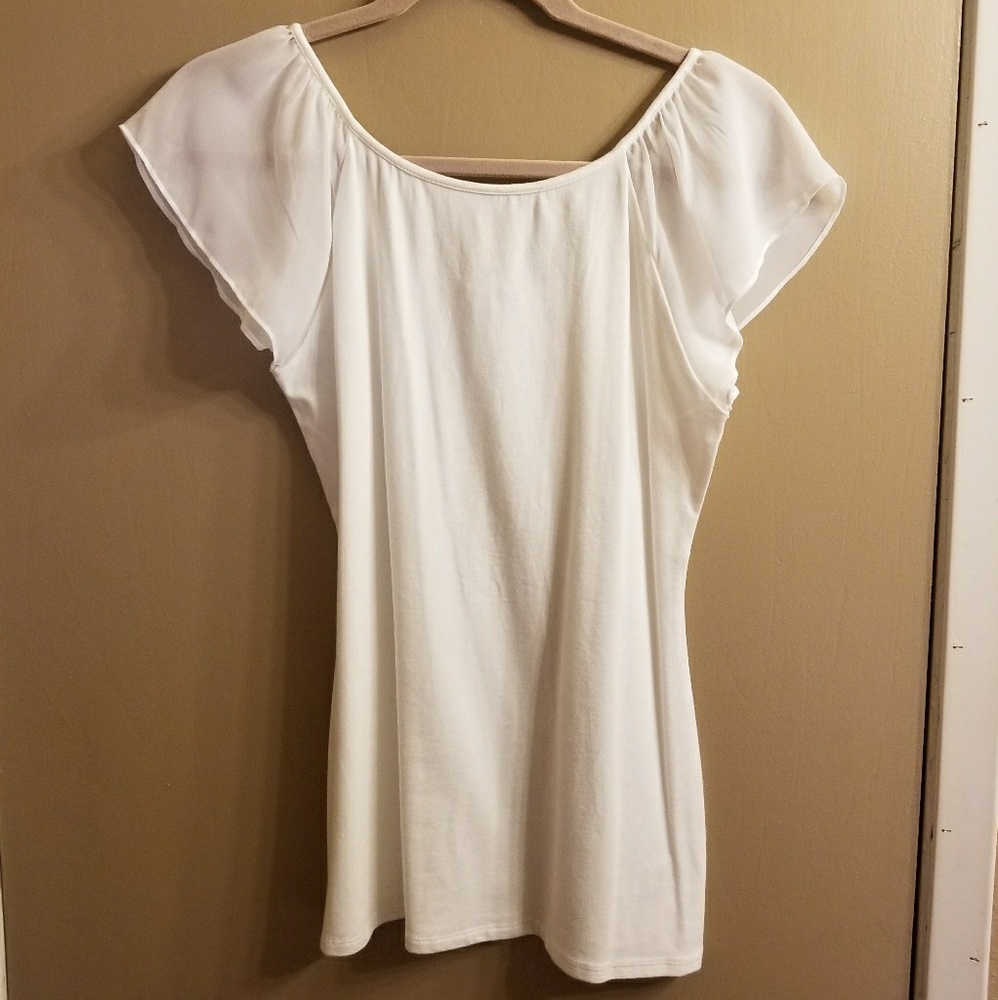 NWT White Express Top