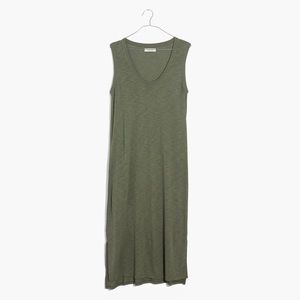Madewell BLUE Jersey Tank Dress