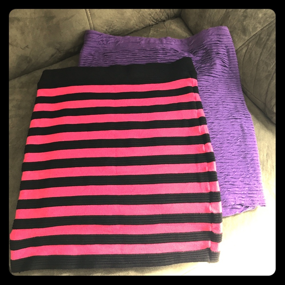Two Forever 21 Skirts