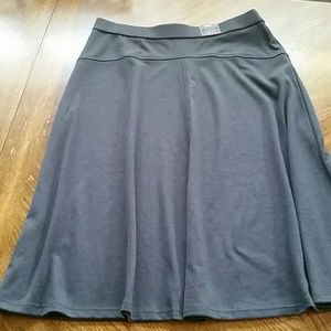 NWT Gray A-line Skirt