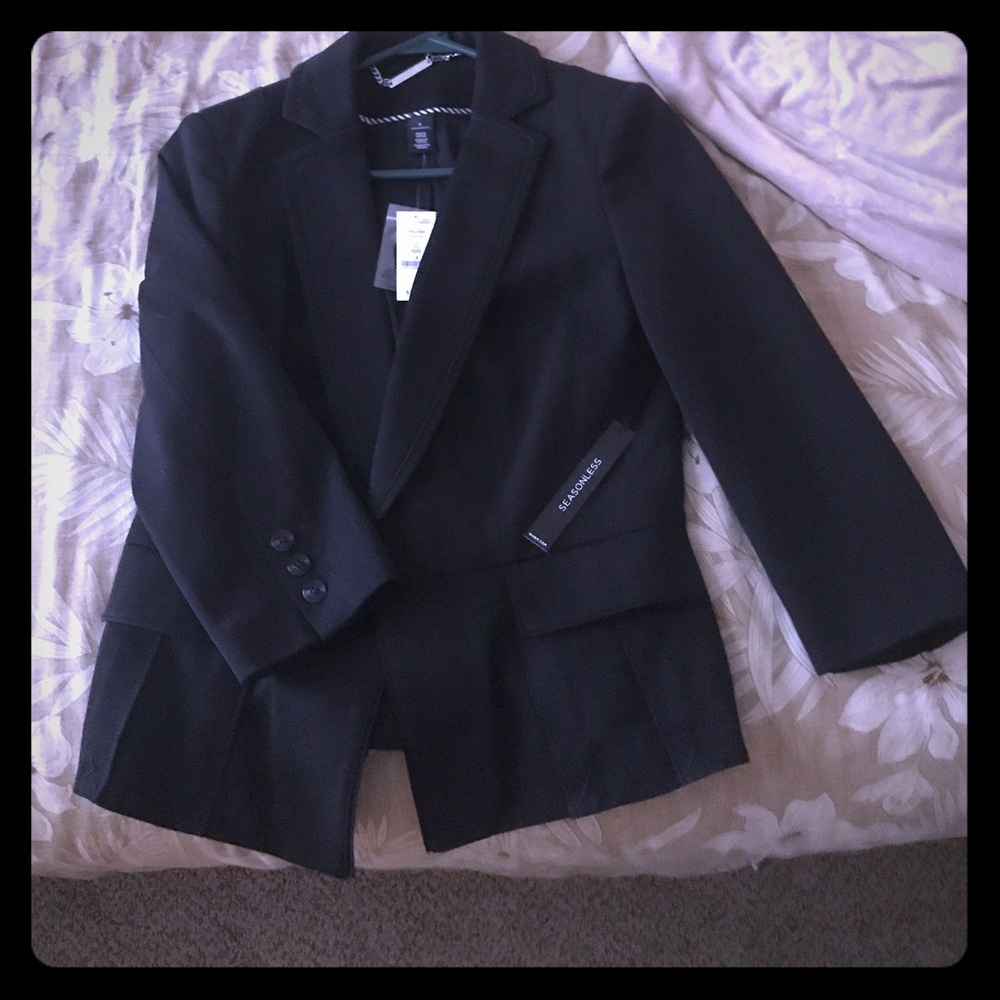 Black tuxedo jacket