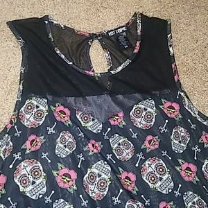 Skulls and Roses Dress