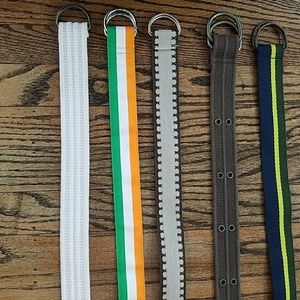 Bundle of 5 belts PRICE FIRM