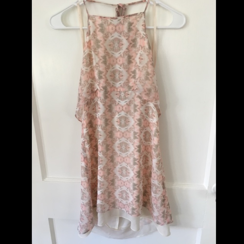 BCBGeneration pink chiffon dress