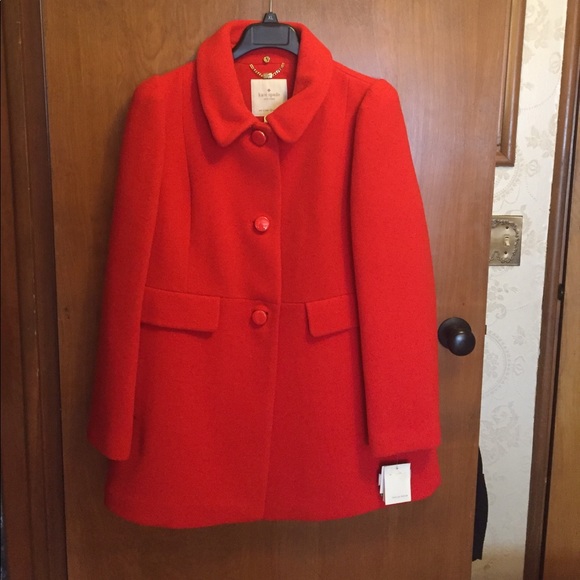 kate spade red coat