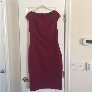 Burgundy Zara dress