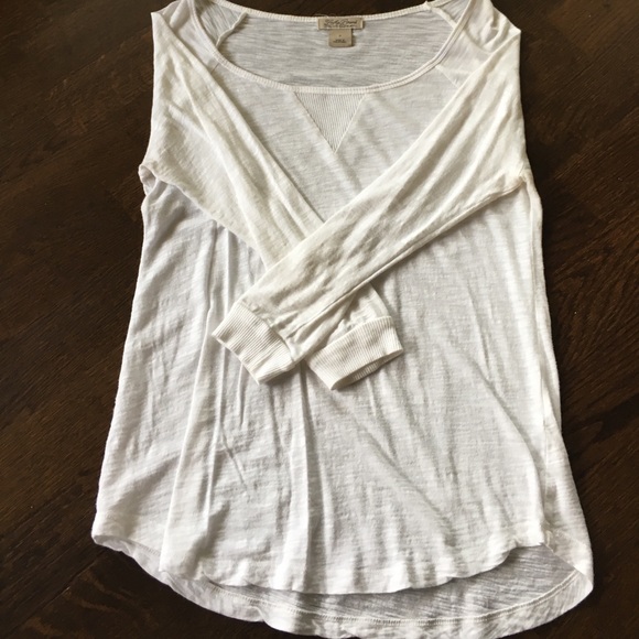 LUCKY BRAND white half sleeve T - Picture 4 of 4
