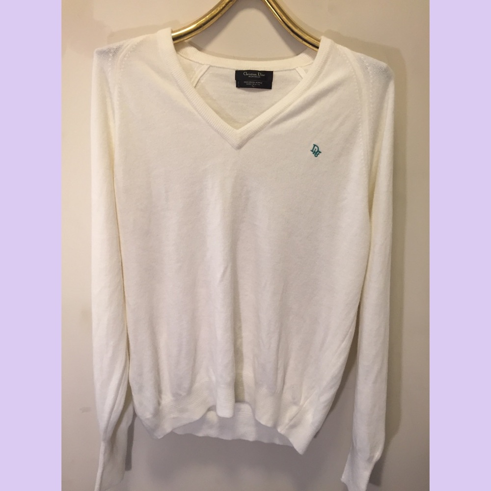 Christian Dior: Vintage V-neck Sweater