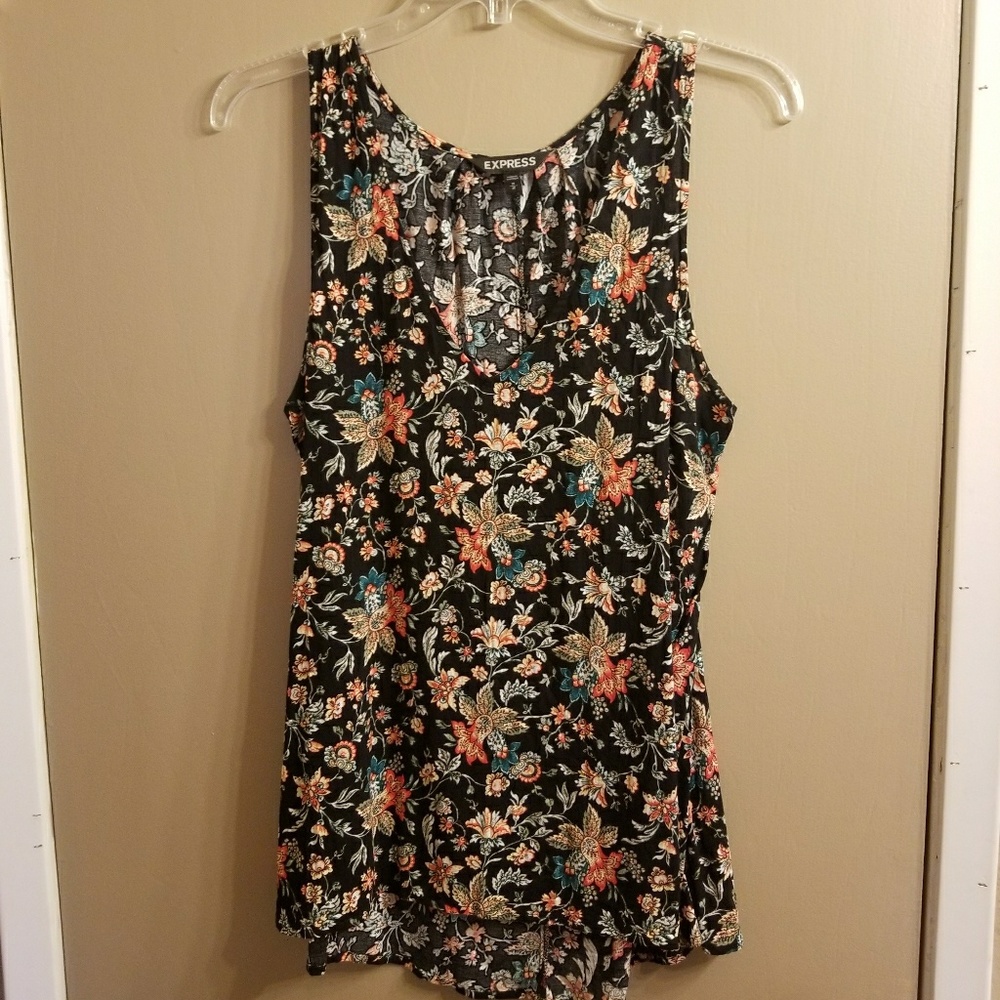 Floral Print Express Tank