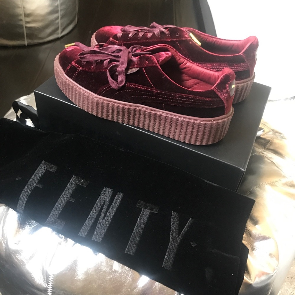 FENTY Puma Velvet Creepers 7.5 (WORN ONCE)