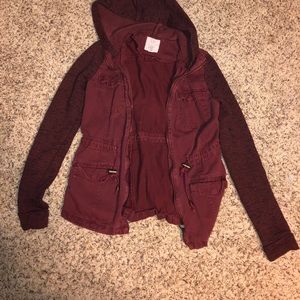 SIZE large womens. Cute jackets over a tee