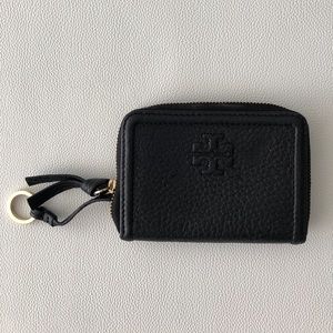 Tory Burch Embossed Zip Around Coin Wallet Tory Burch Embossed Zip Around Coin Wallet