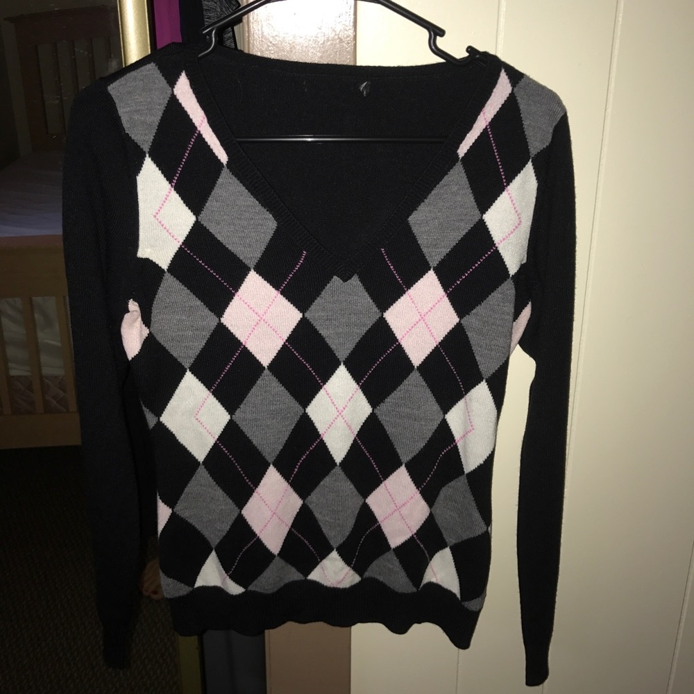Ladies Argyle Sweater