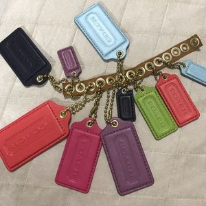 Coach Key/ Tag Chain 10 Pieces