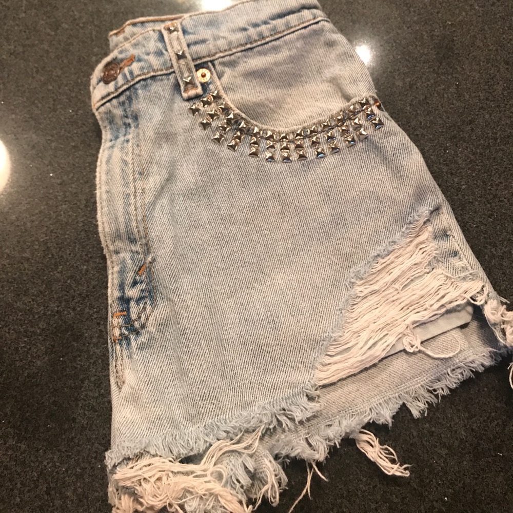 Vintage Levi Shorts with Studs
